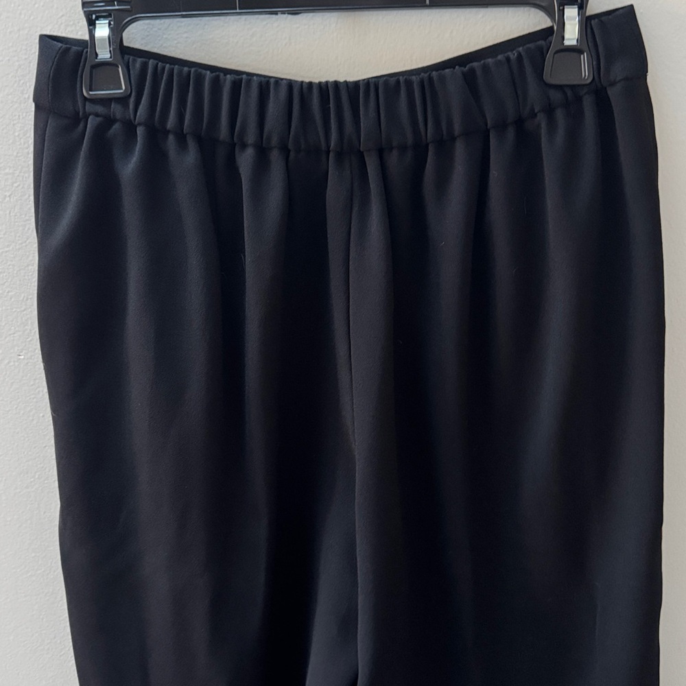 J. Crew Black Wide-Leg Trousers Cropped size 4 MOVING SALE - Picture 3 of 6